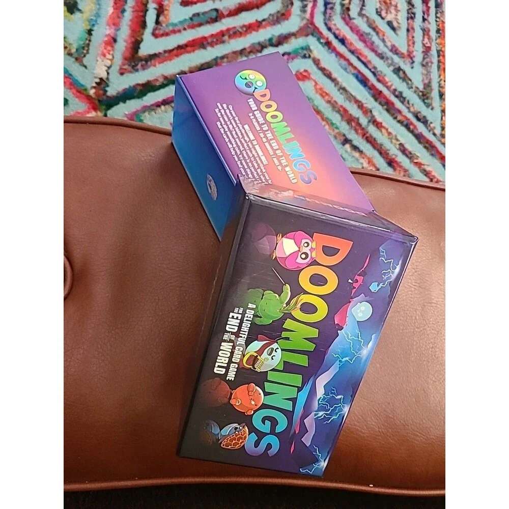 Breaking Games Doomlings Card Game Open Box Used As A Prop. No Holofoil Card